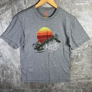 Grey and orange Tennessee hiking shirt‎ Woman's Small  #hikingvibes